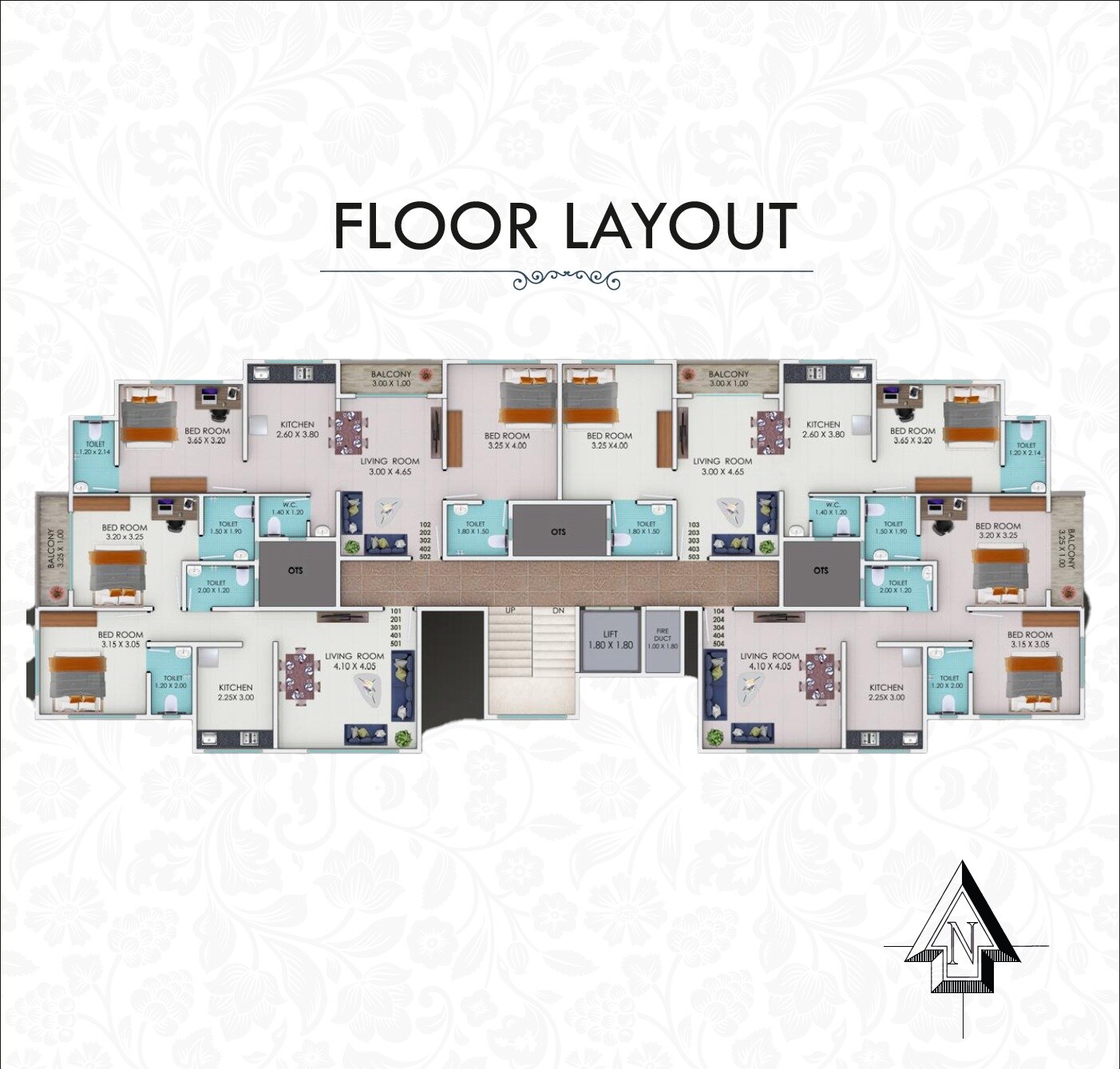 Kalash Ambika Residency Floor Plans