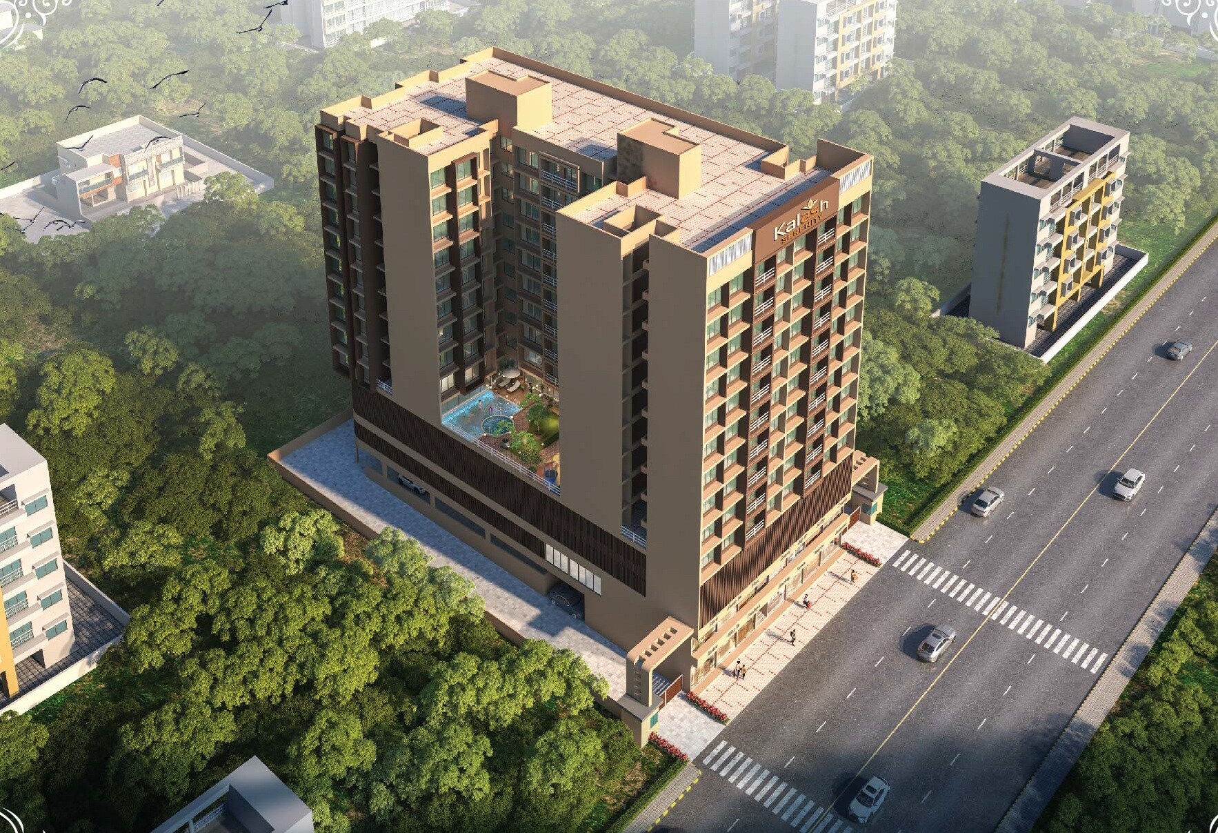 Satpanth Kalash Serenity Tower View