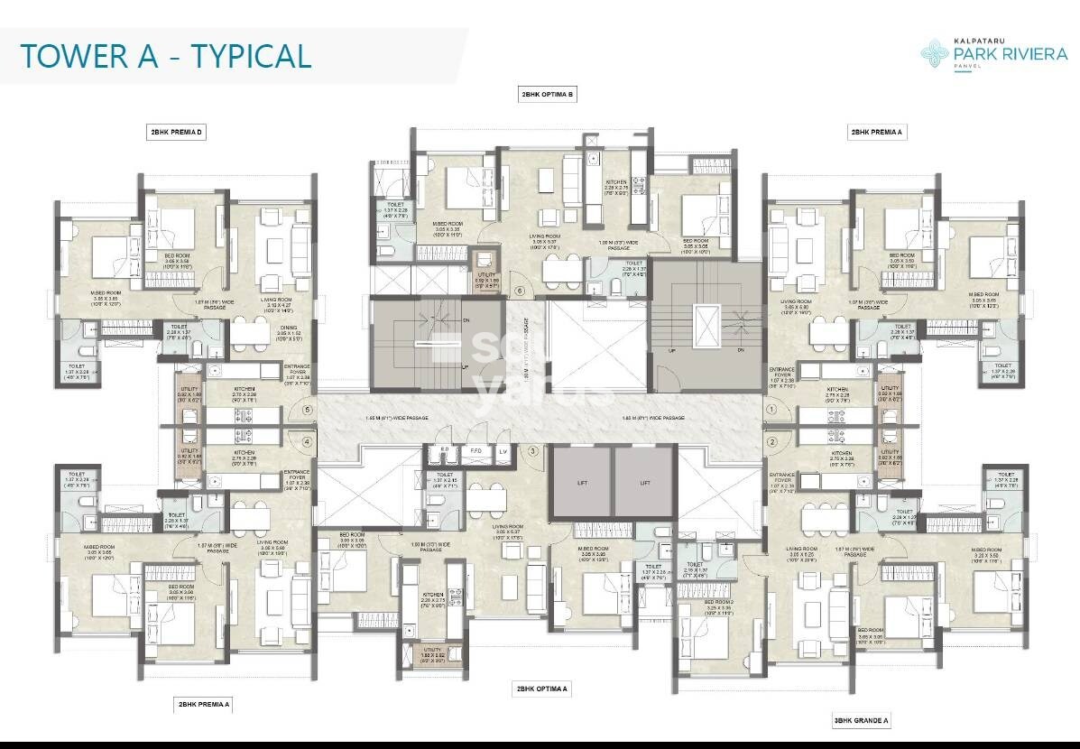 Kalpataru Park Riviera Floor Plans 1