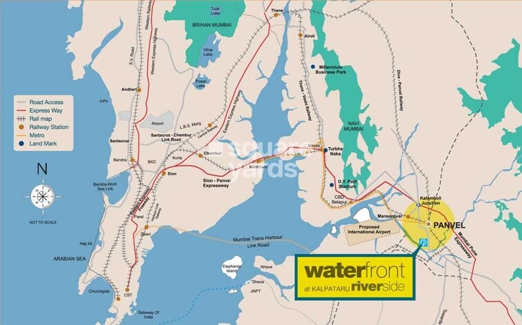 Kalpataru Riverside Location Image