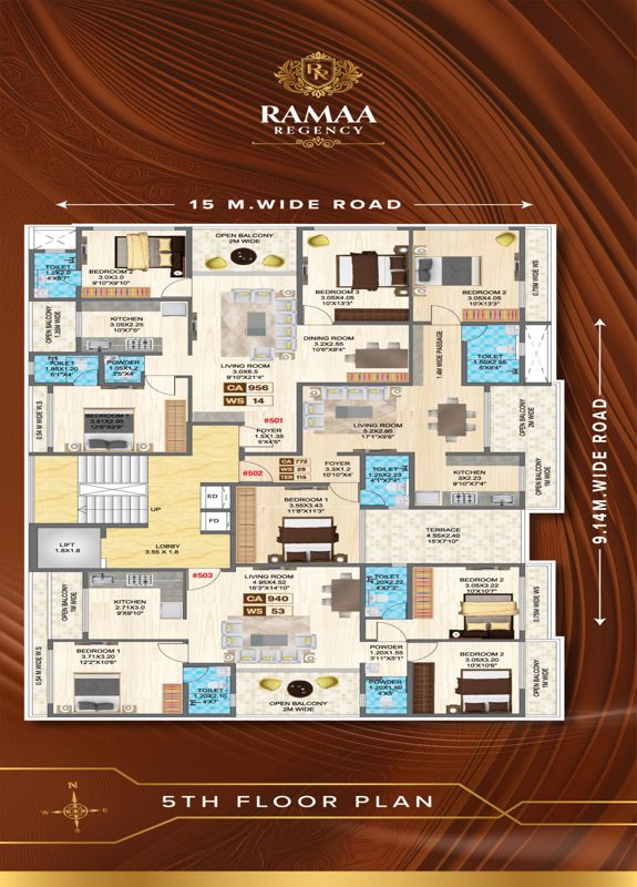 Kamal Ramaa Regency Floor Plans