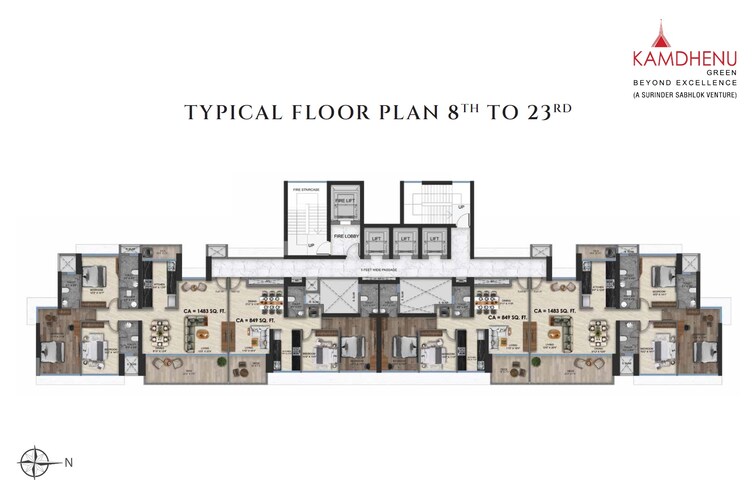 Kamdhenu Crown Floor Plans
