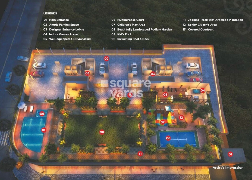 Kamdhenu-Excelencia_a birthday cake with a train on top of it