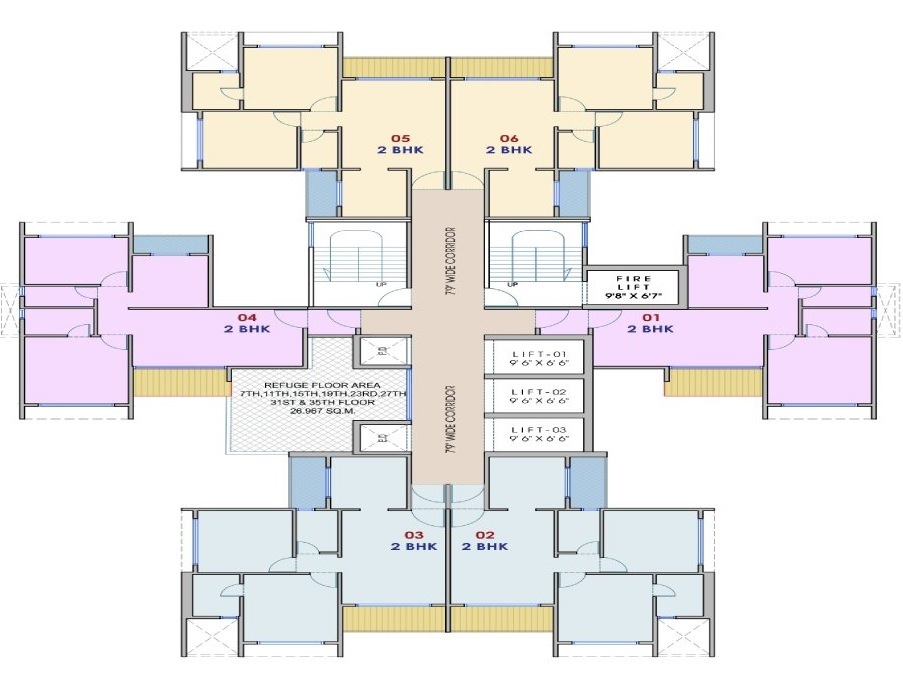 Kamdhenu Grandeur Floor Plans