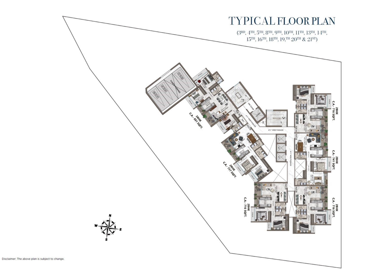 Kamdhenu Pinnacle Floor Plans