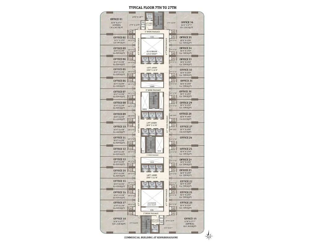 Kamdhenu Synergy Square Floor Plans