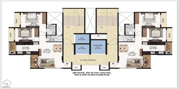 Kamdhenu Zenith Floor Plans 4