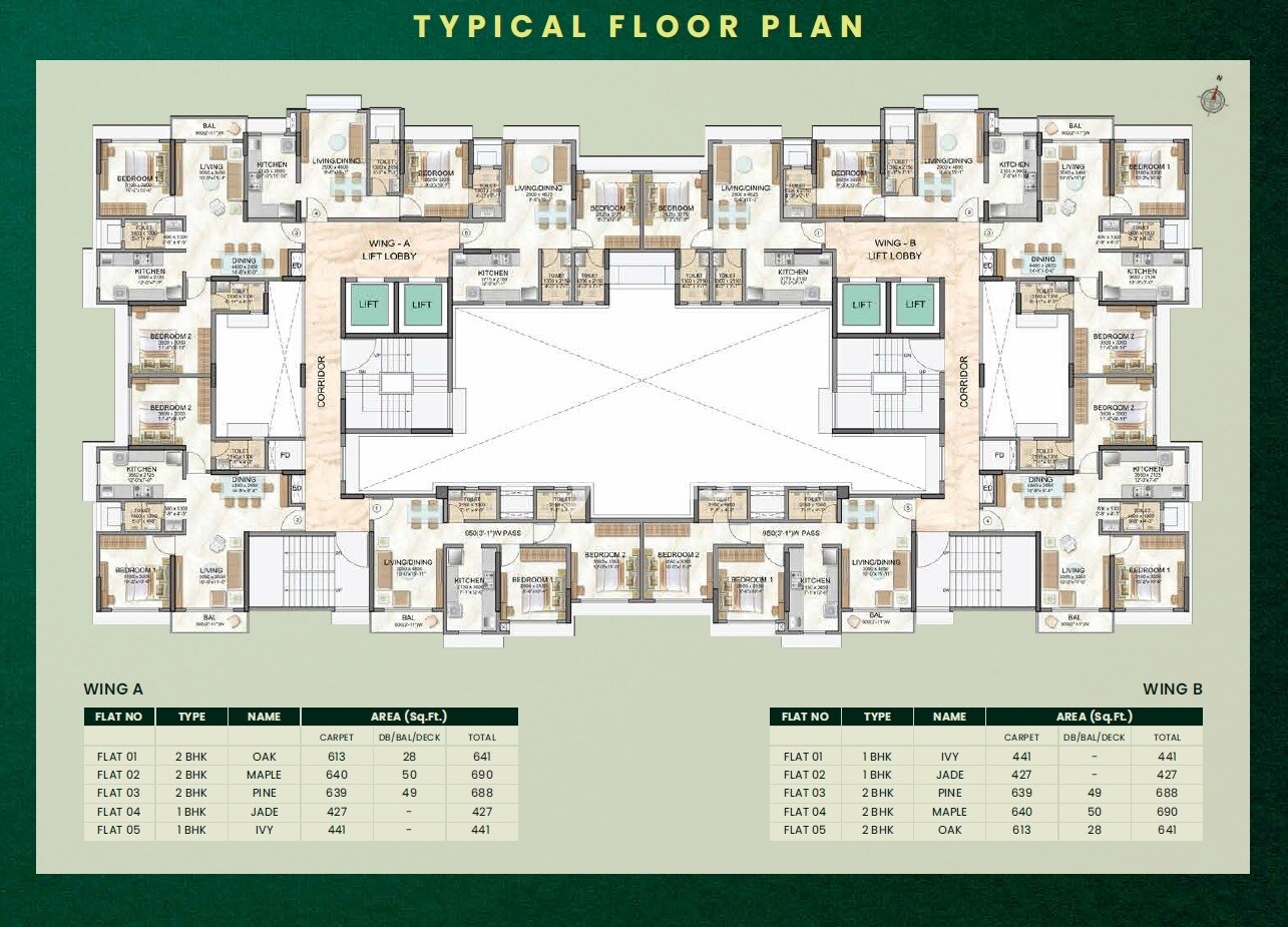 Kanakia Greenberg Floor Plans 1