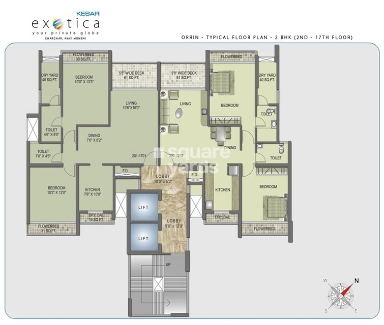 Kesar Exotica Floor Plans