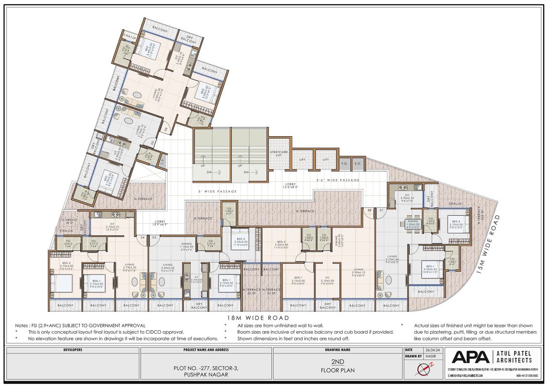 Khot Ananta Paradise Floor Plans