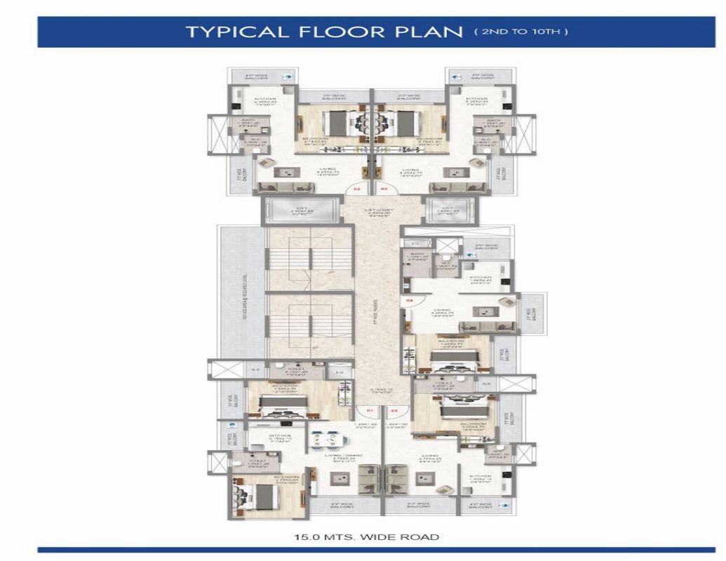 Kings Taj Elite Floor Plans