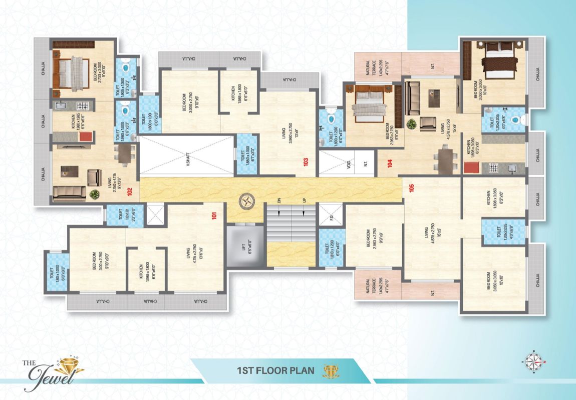Kohinoor The Jewel Floor Plans