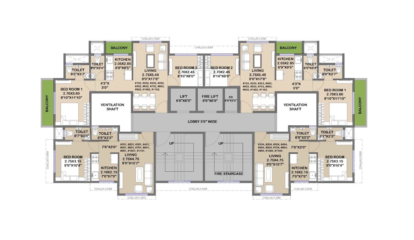 Konkan Balaji Evara Floor Plans