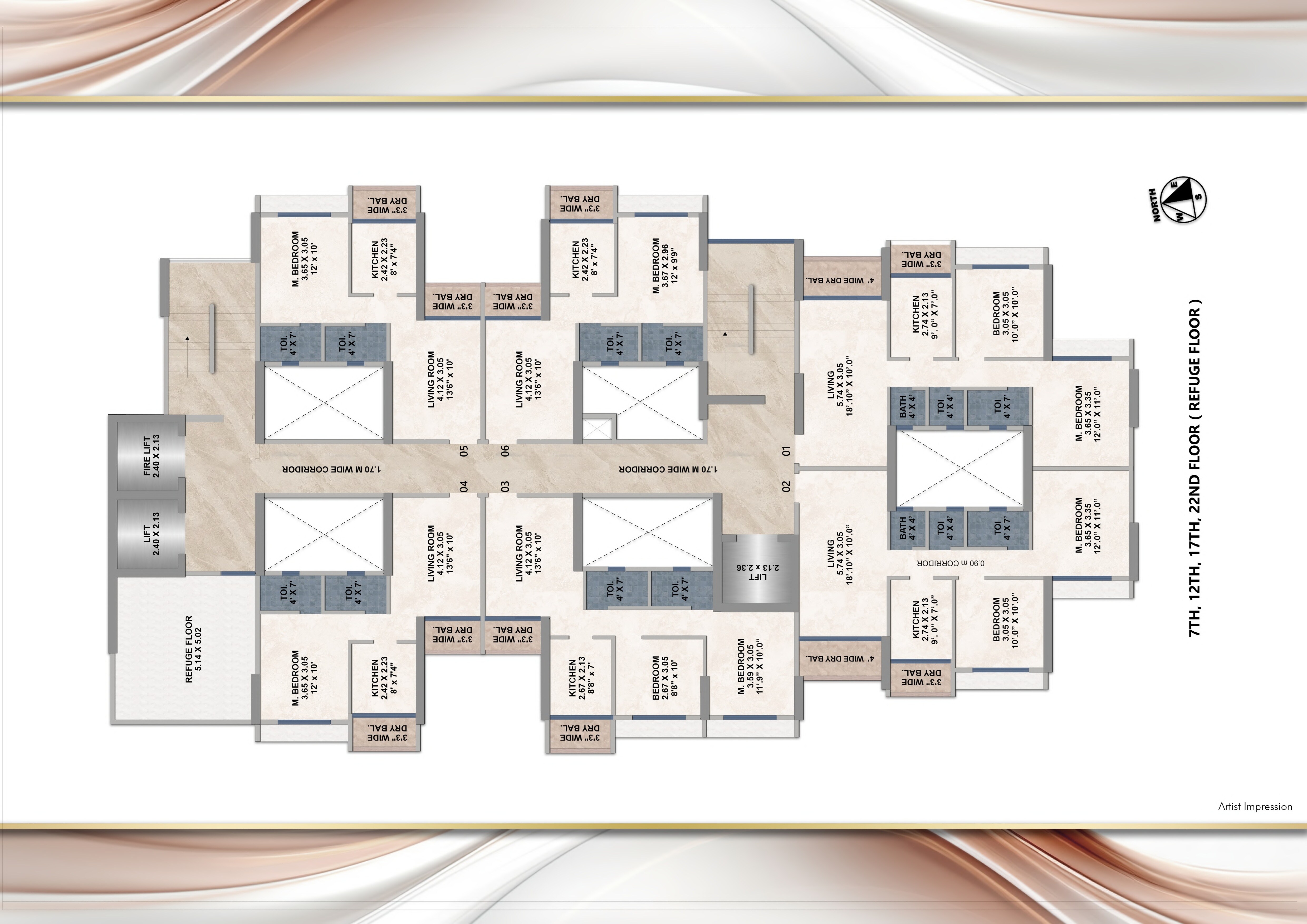 Konnark Astra Floor Plans