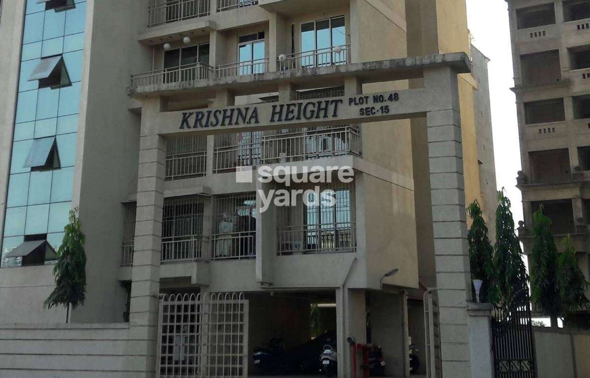 krishna heights ghansoli project entrance view1