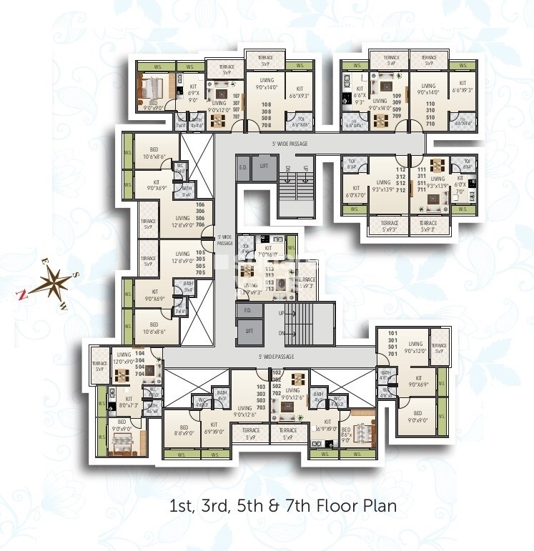 Krishna Valley Navi Mumbai Floor Plans