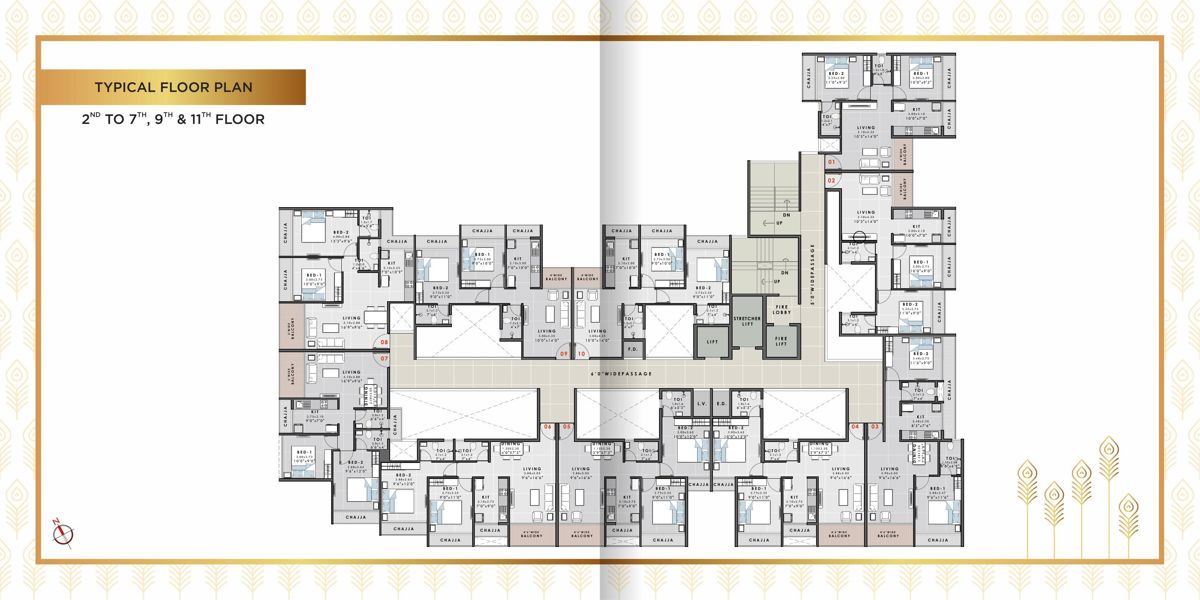 KT Sai Gokuldham Floor Plans