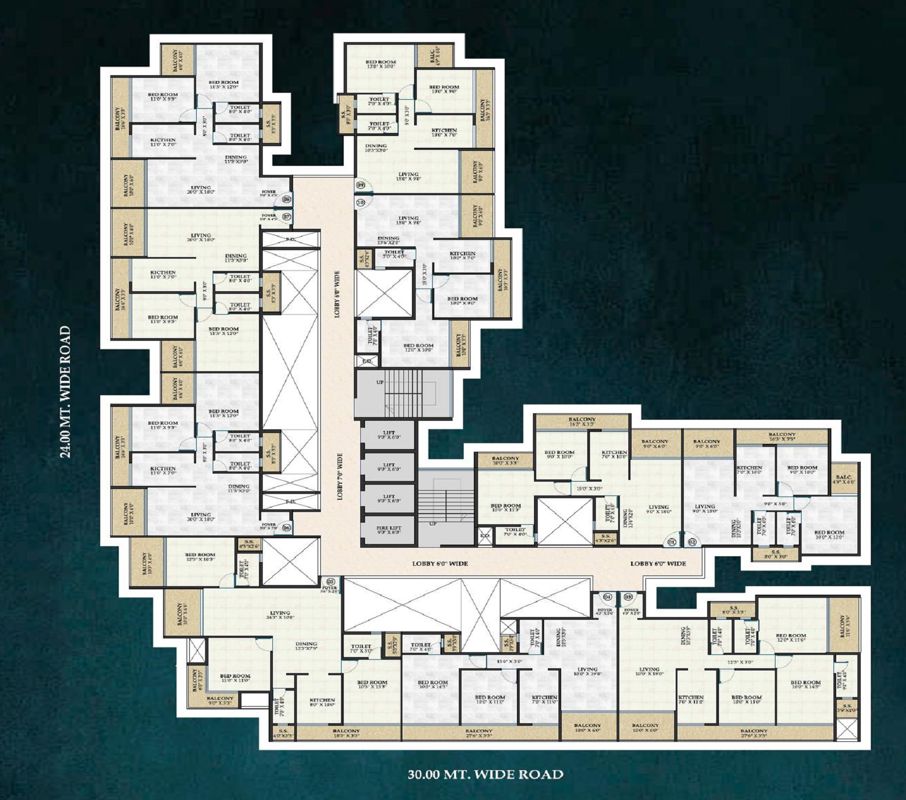 Kuber Empire Floor Plans