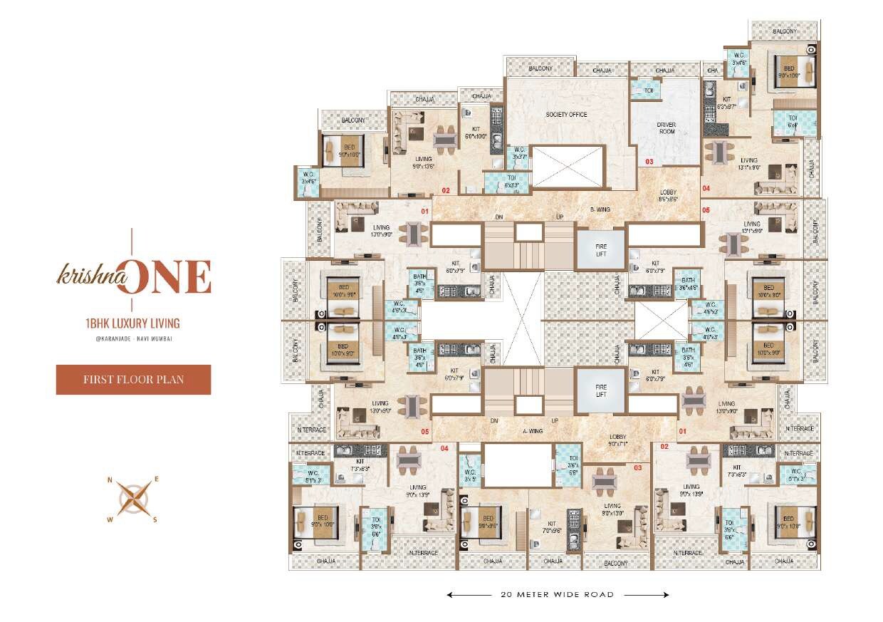 Kuber Krishna One Floor Plans 2