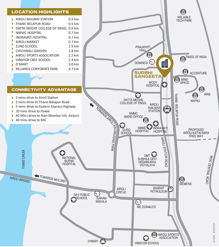 Kumar Surbhi Sangeeta CHS Location Image