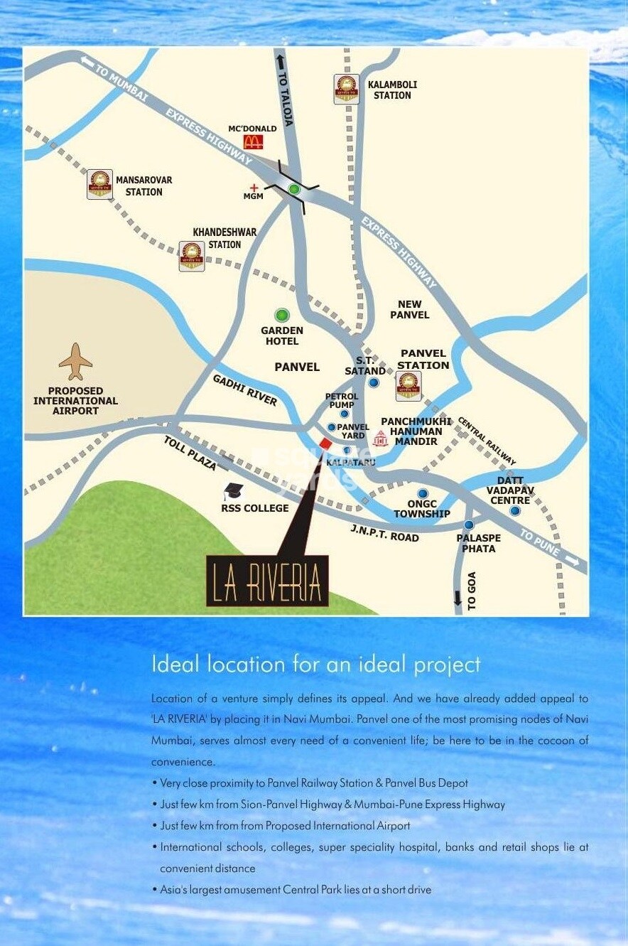 Lakhani La Riveria Location Image