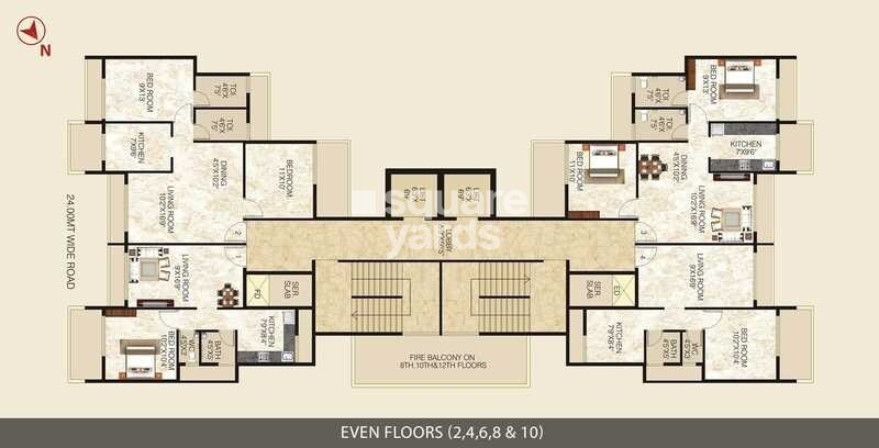 Lakhani Sky Ways Floor Plans