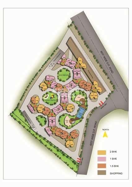 lakhanis orchid woods project master plan image1