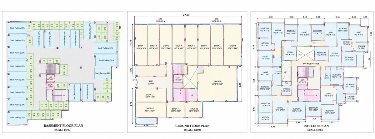 Leela Gardenia Floor Plans
