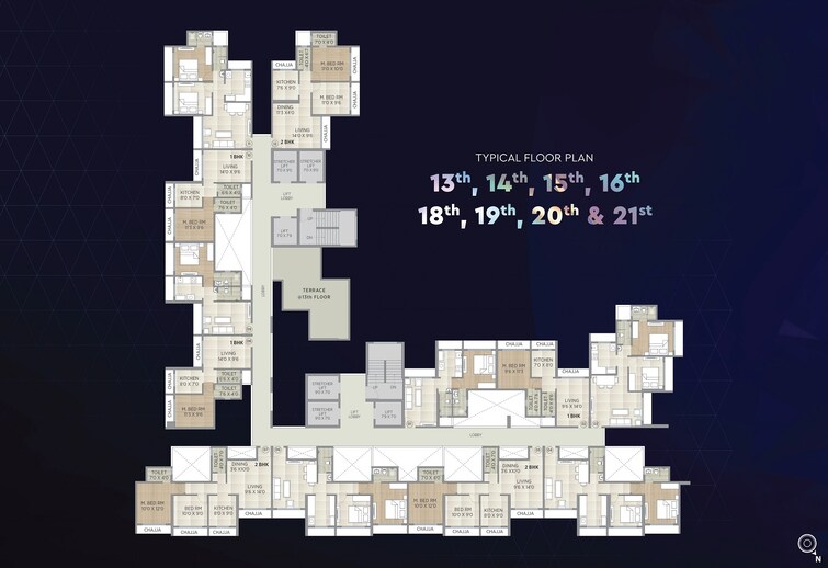 Lively Kalpavruksha Oneness Floor Plans 3