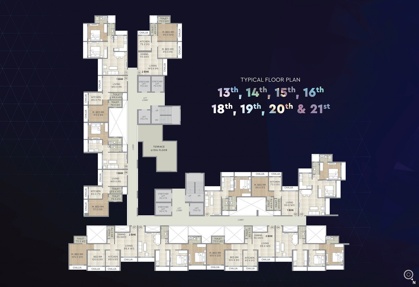 Lively Kalpavruksha Oneness Floor Plans 3