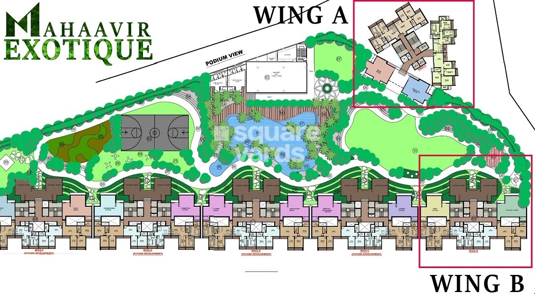 Mahaavir Exotique Master Plan Image