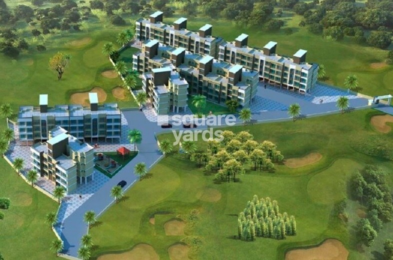 Mahalaxmi-Aangan_a large building with a lot of green grass