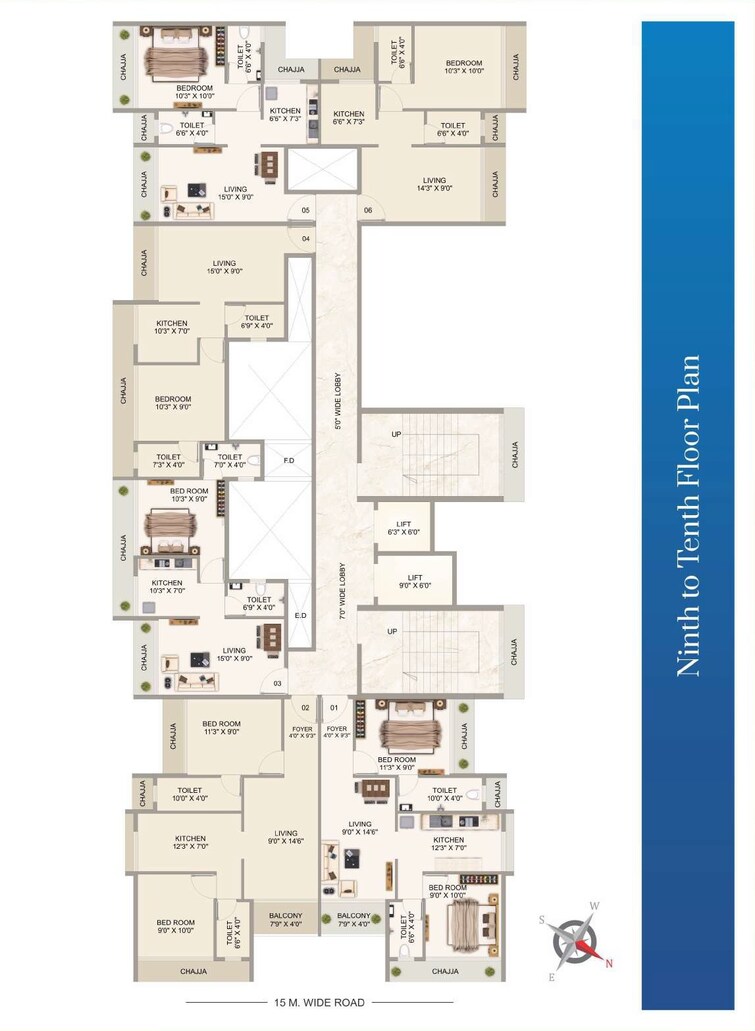 Mahavir Presidential Floor Plans 3