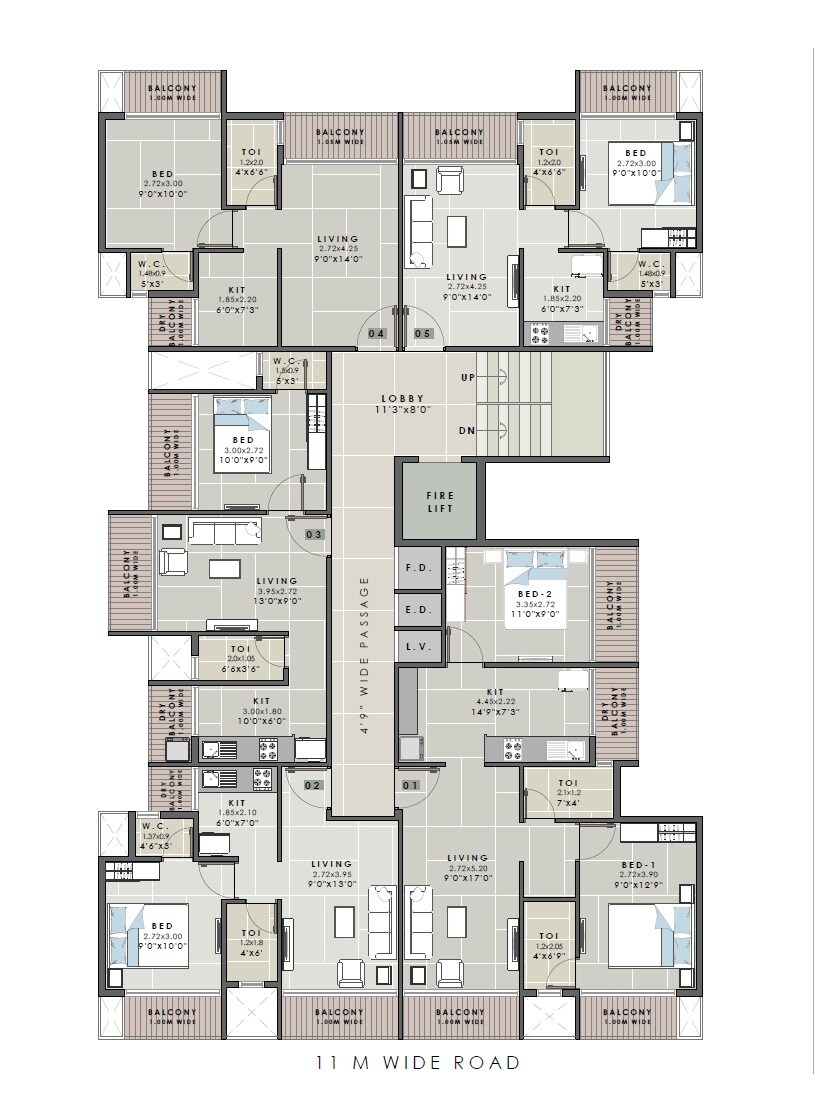 Mahavir Shri Swaroop Floor Plans