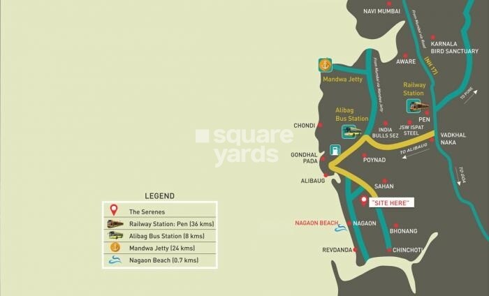 Mahindra The Serenes Location Image