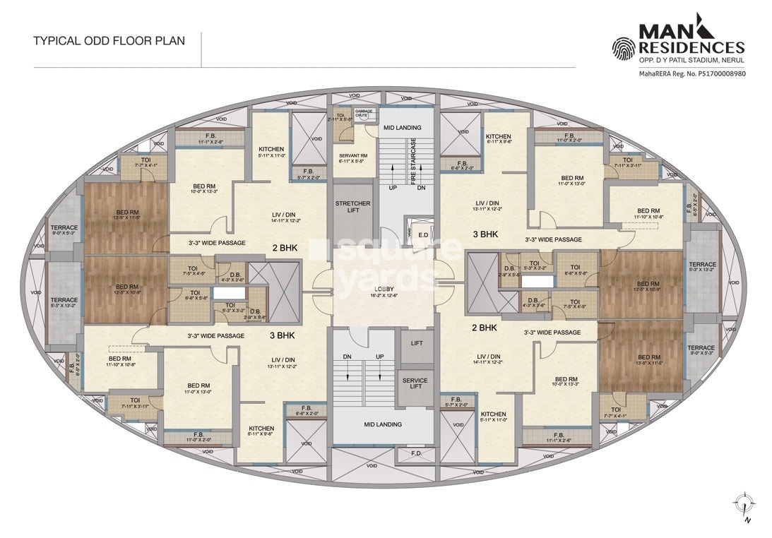 Man Residences Floor Plans