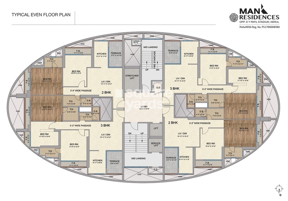 Man Residences Floor Plans