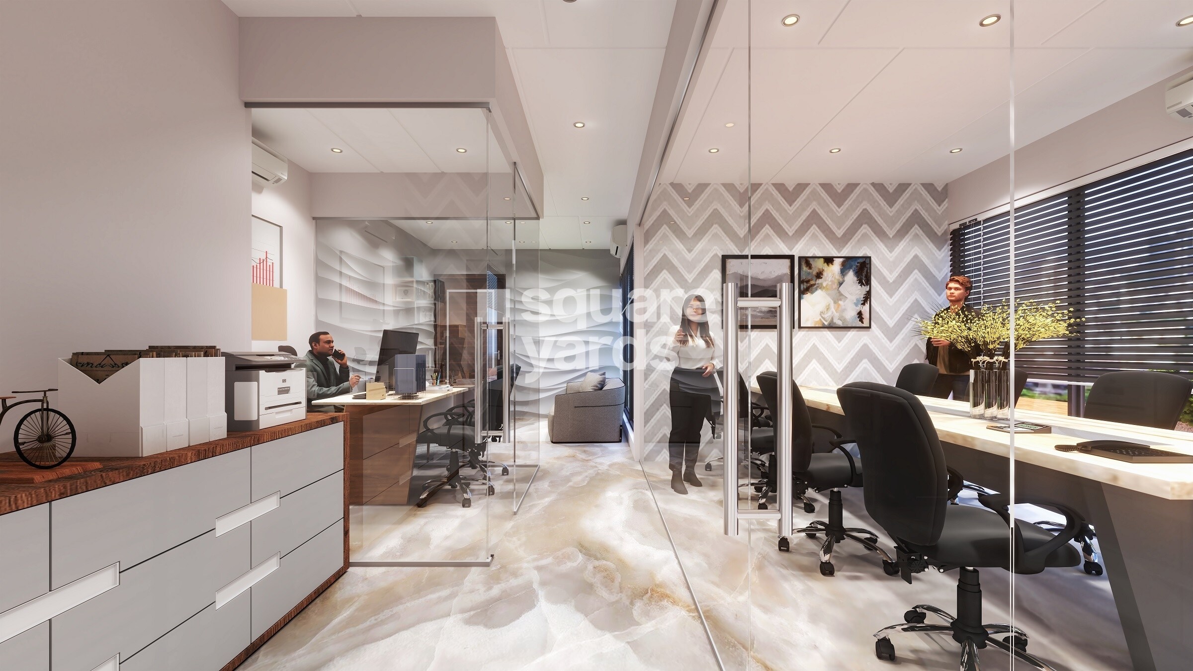 Qualcon Mantram Solacia Commercial Interiors