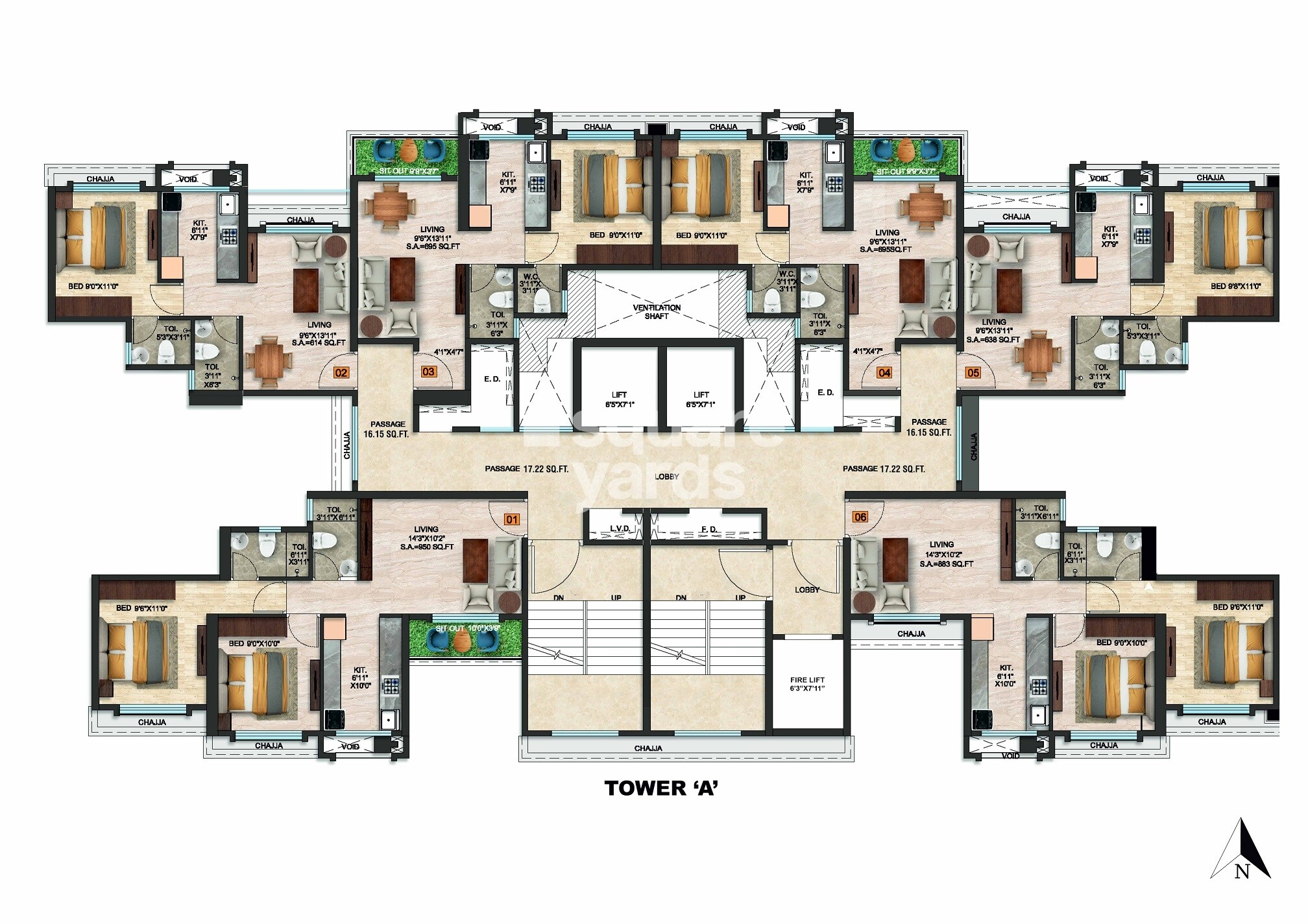 Qualcon Mantram Solacia Floor Plans 2