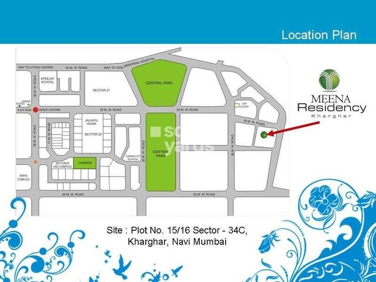 Meena Residency Kharghar Location Image