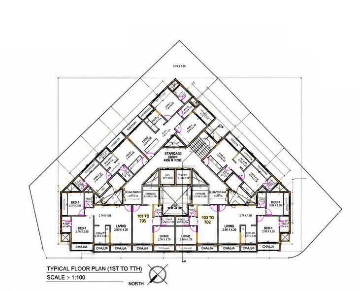 Meena Yashodhan Floor Plans