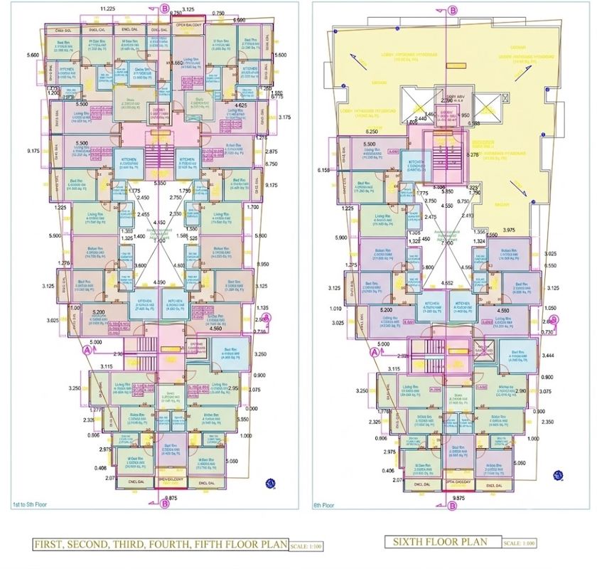 Meetshalin Nanesh Heights Floor Plans
