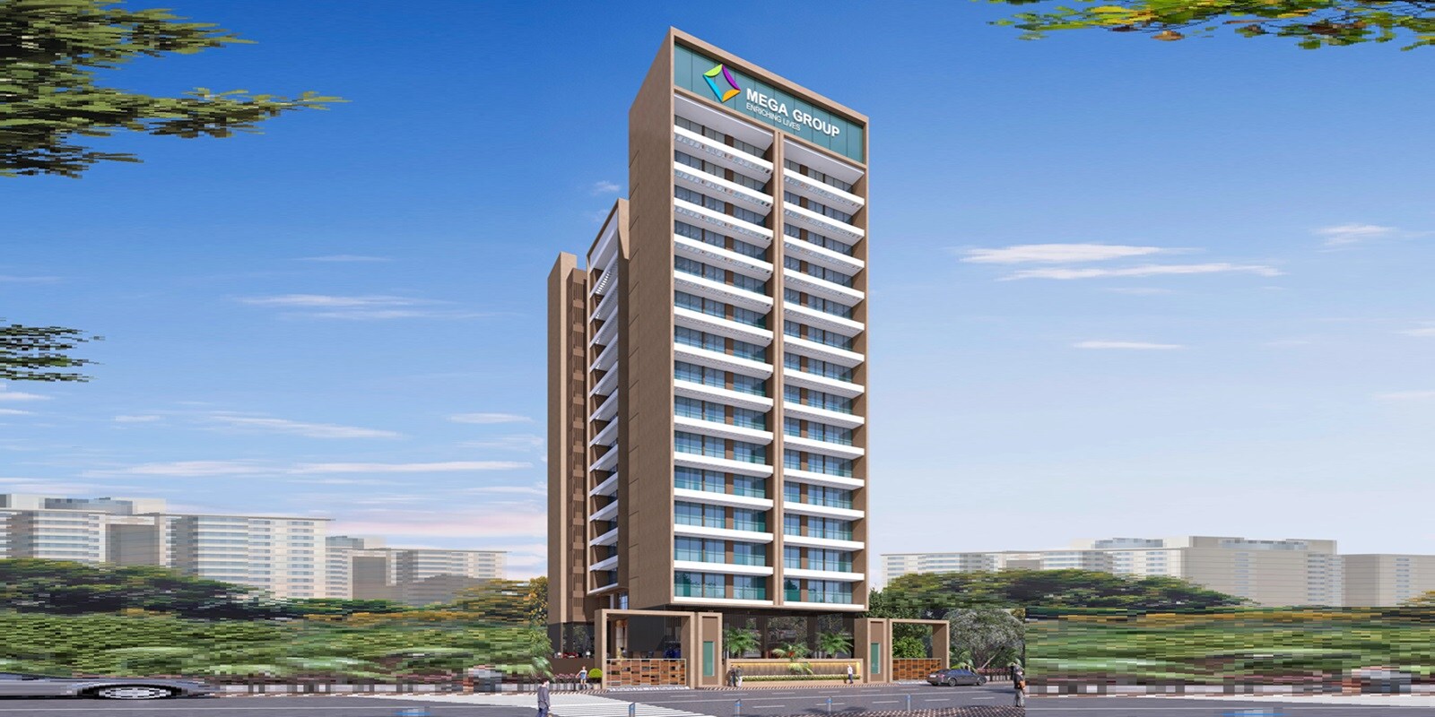 Mega 75 West residential project in Vashi Sector 10A