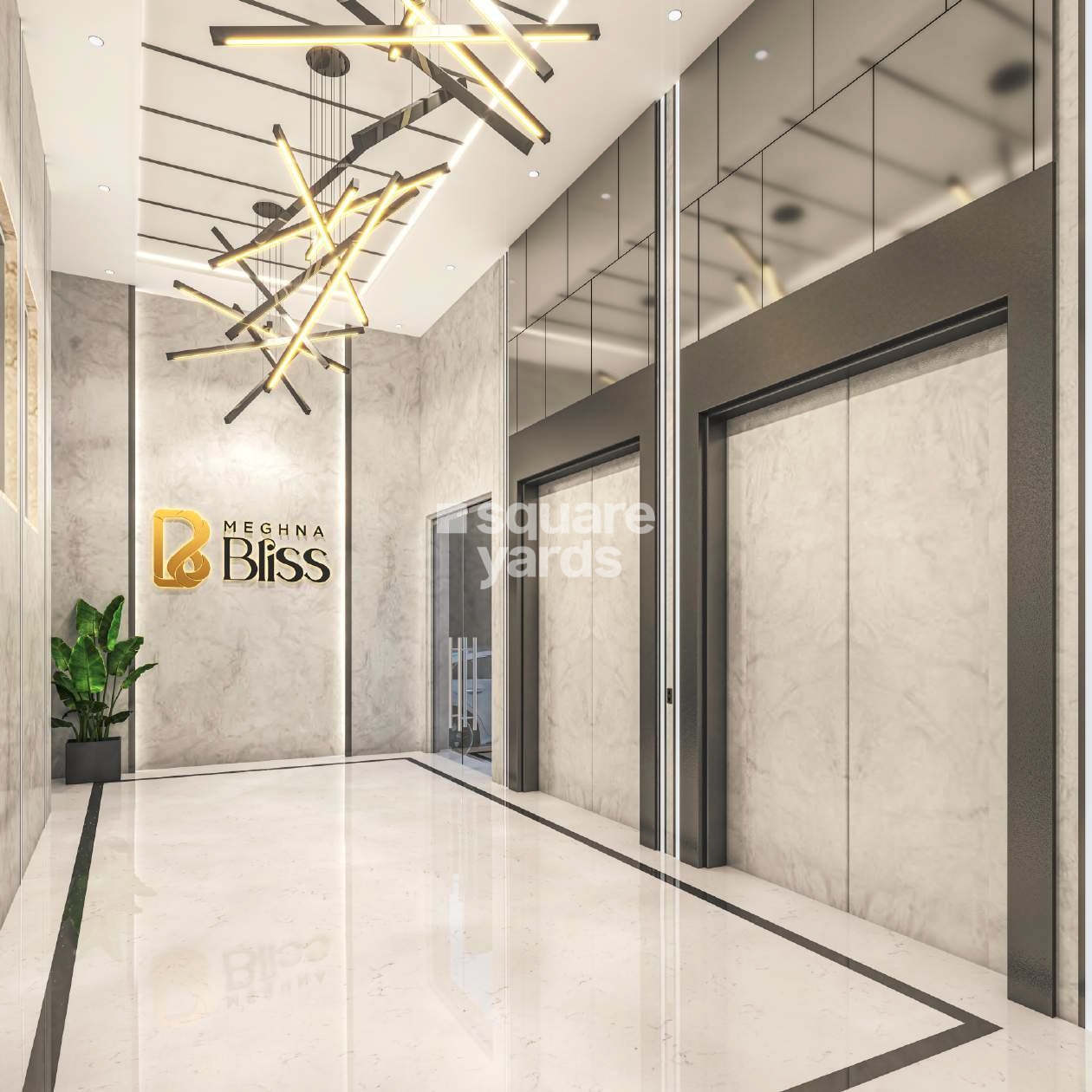 Meghna Bliss Lift Lobby Image