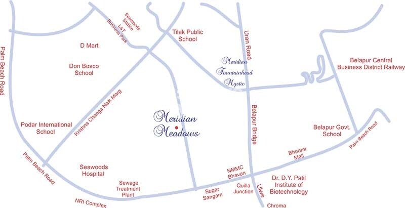 Meridian Homes Meadow Location Image