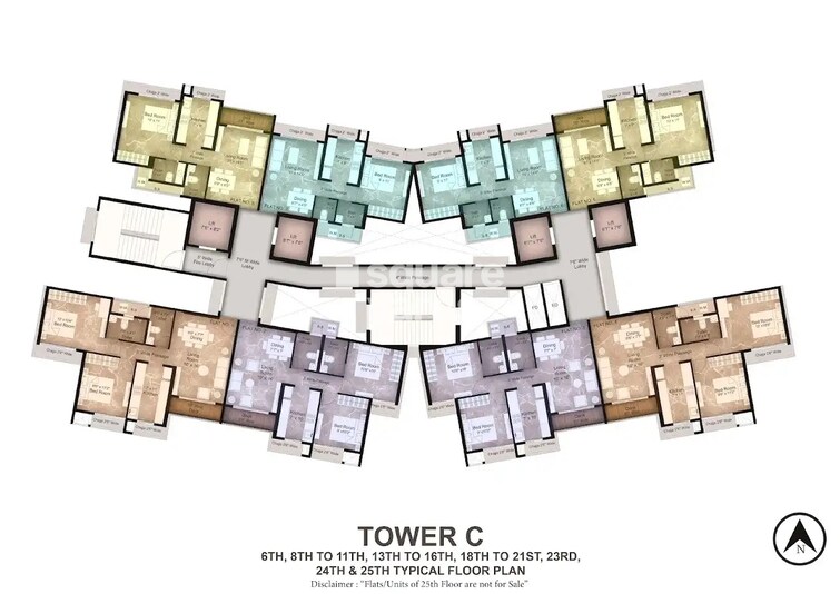 Metro Satyam Queens Necklace Floor Plans 1