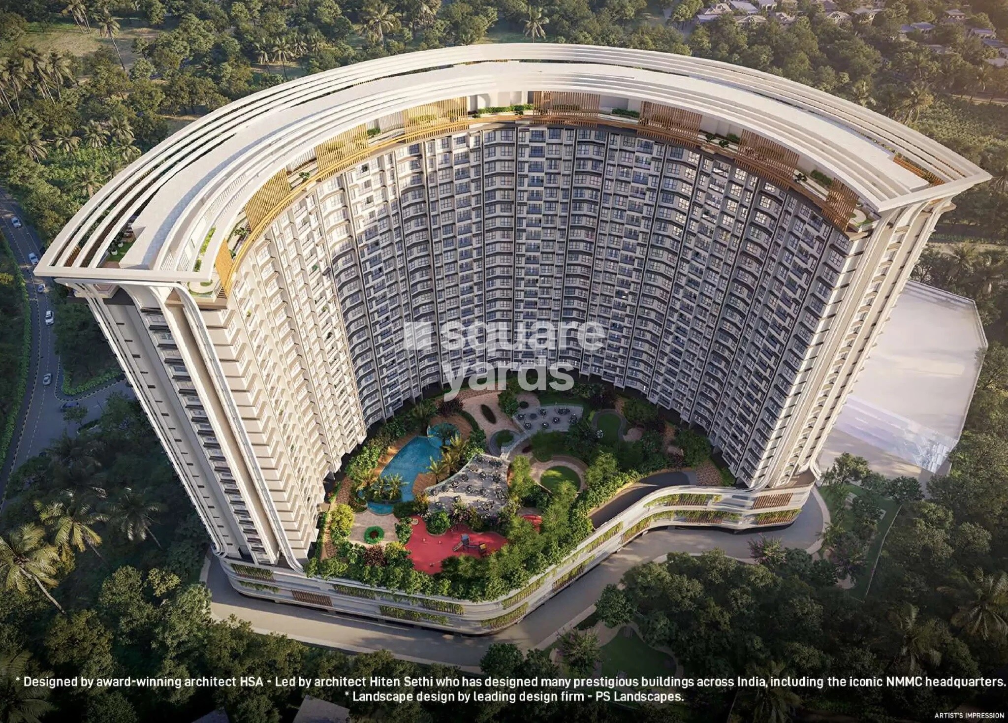 Metro Satyam Queens Necklace Tower View 2