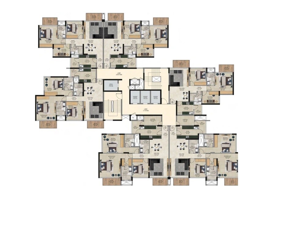 Mistry 9PBR Floor Plans