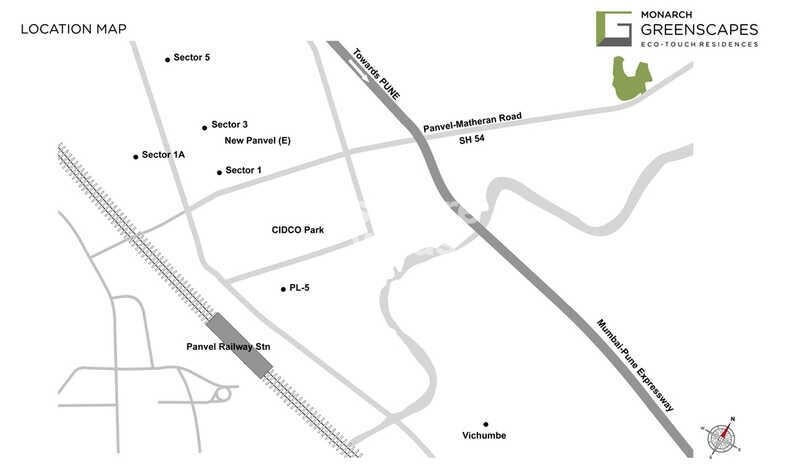 Monarch Properties Greenscapes Location Image
