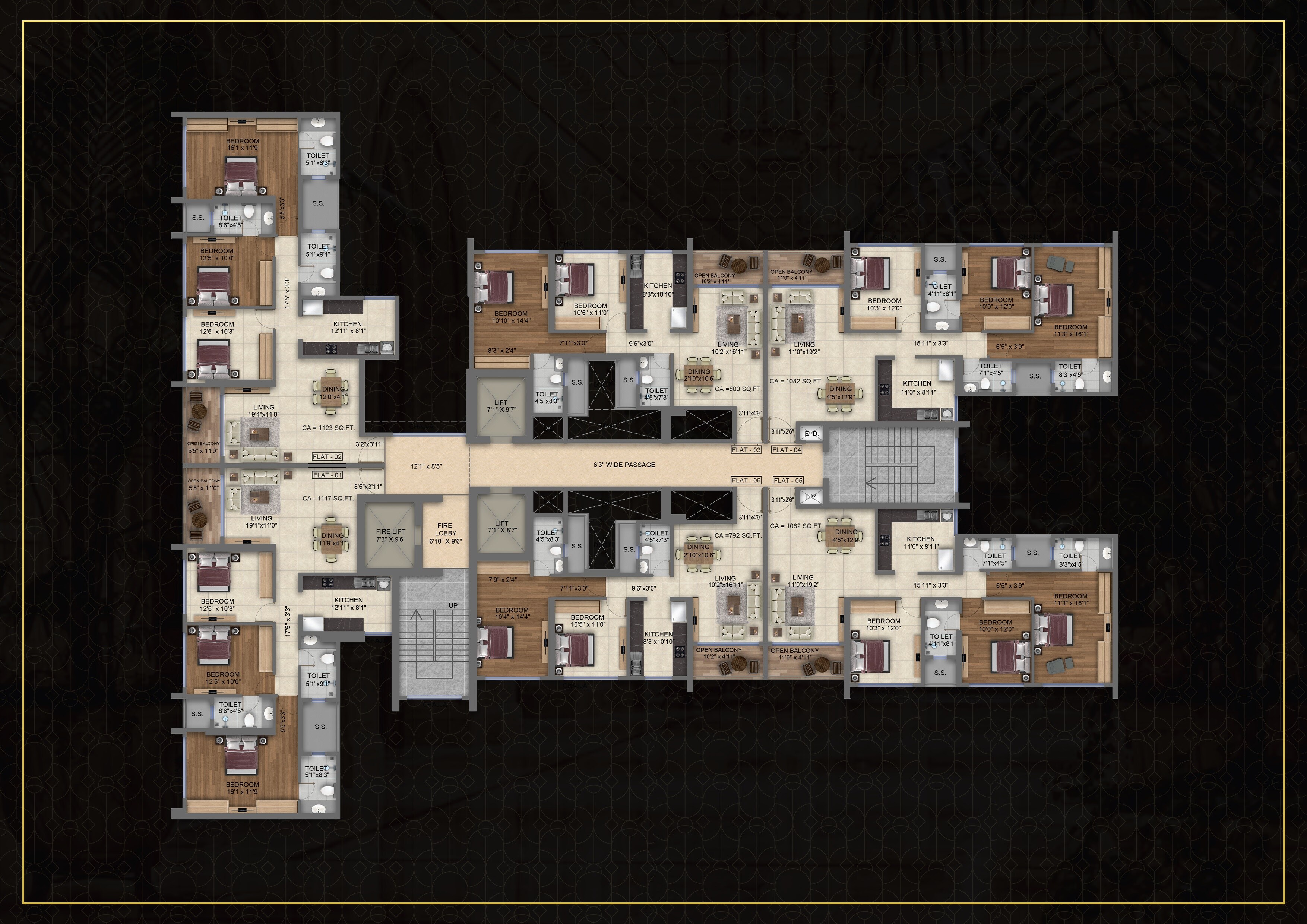 Moraj Jewel Crest Floor Plans
